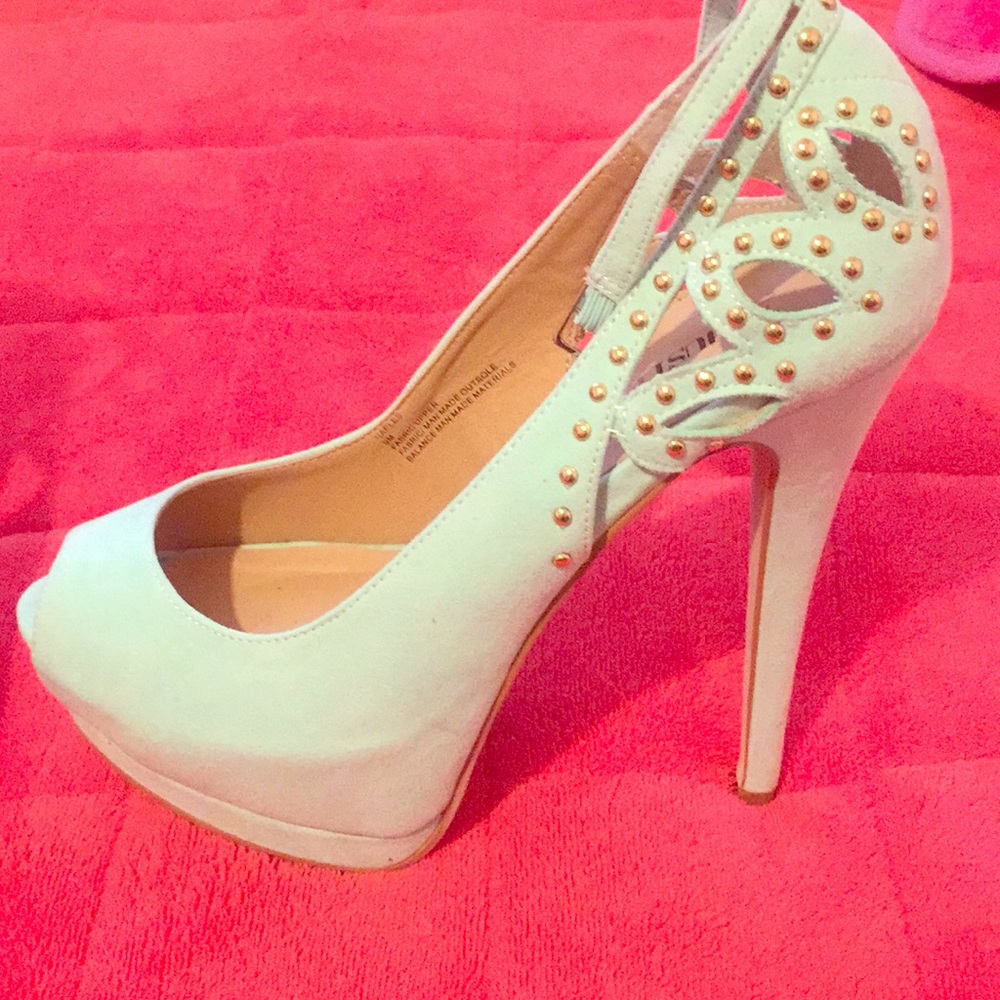 Just Fab Teal High Heels
